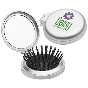 Photo of Travel Disk Brush & Mirror