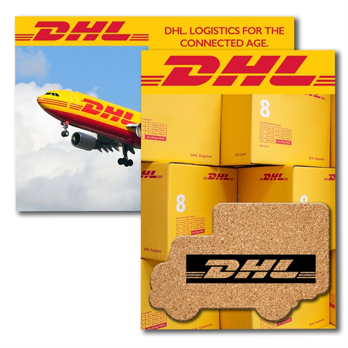 Main photo of Post Card With Box Truck Cork Coaster