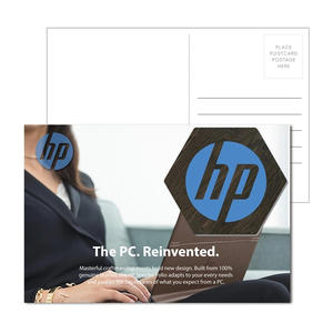 Photo of Post Card With Full Color Hexagon Coaster