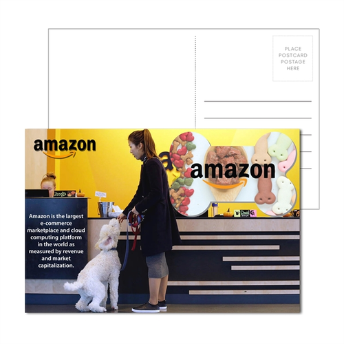 Main photo of Post Card With Full Color Dog Bone Coaster