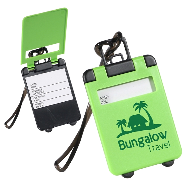 Bright Green color option for Travel Tote Luggage Tag