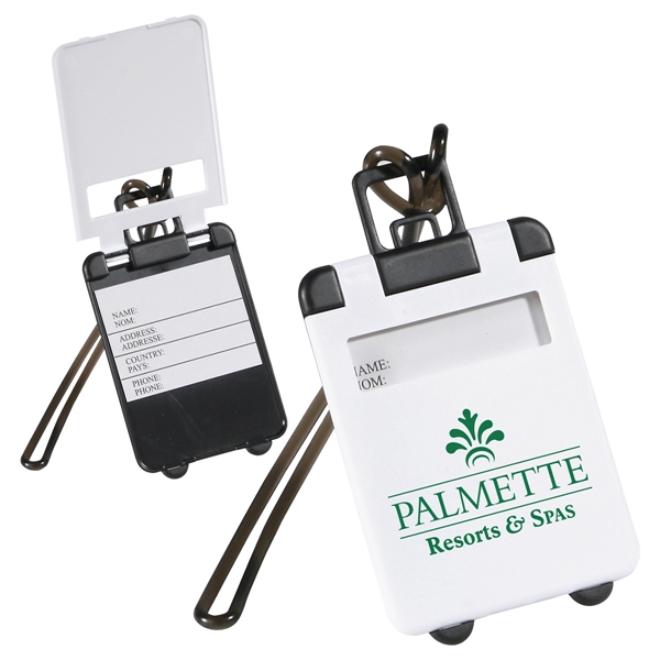 Bright White color option for Travel Tote Luggage Tag