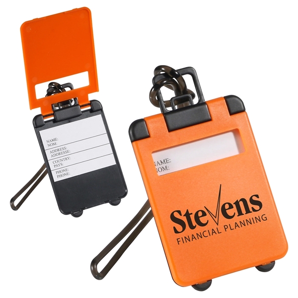 Medium Orange color option for Travel Tote Luggage Tag
