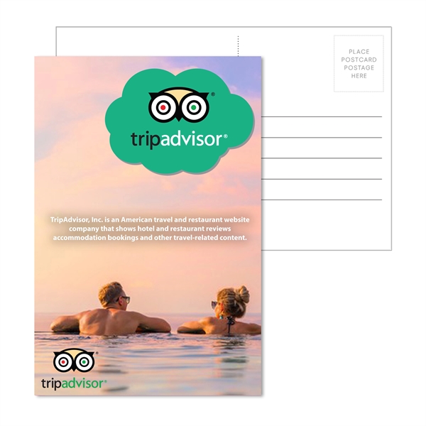 Multi color color option for Post Card With Full Color Cloud Coaster