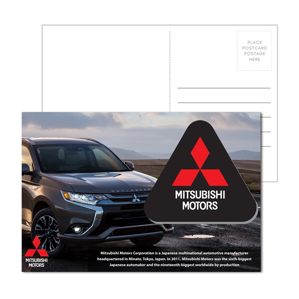 Multi color color option for Post Card With Full Color Triangle Coaster