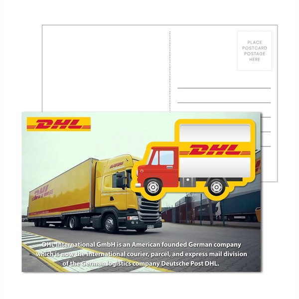 Multi color color option for Post Card With Full Color Box Truck Coaster
