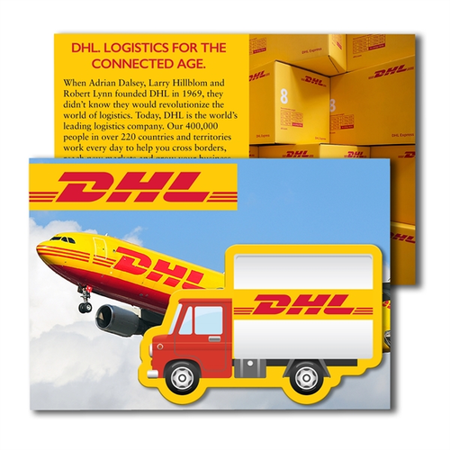Main photo of Post Card With Full Color Box Truck Coaster