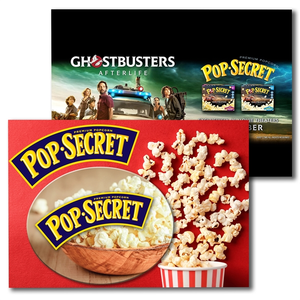 Photo of Post Card With Full Color Oval Coaster