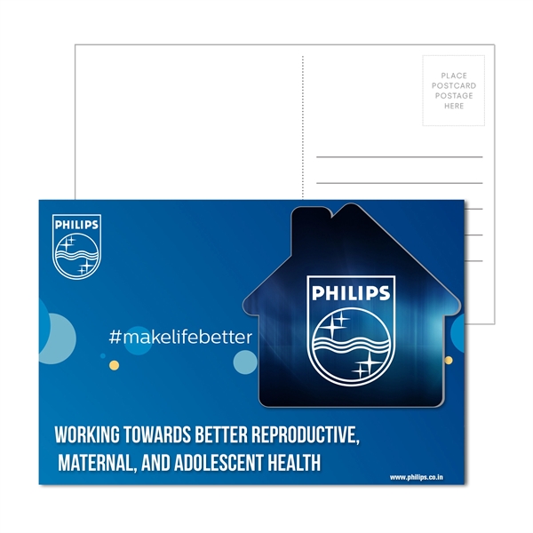Multi color color option for Post Card With Full Color House Coaster