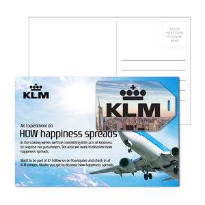 Photo of Post Card With Full Color Hang Tag Shaped Luggage Tag
