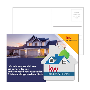 Photo of Post Card With Full Color House Luggage Tag
