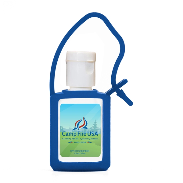 Blue color option for Travel Spf 30 .5 Oz Square Sunscreen