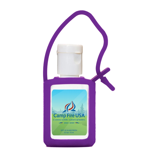 Purple color option for Travel Spf 30 .5 Oz Square Sunscreen