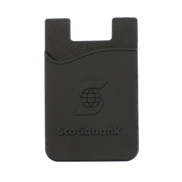 Black color option for Tek Booklet With Embossed Silicone Wallet