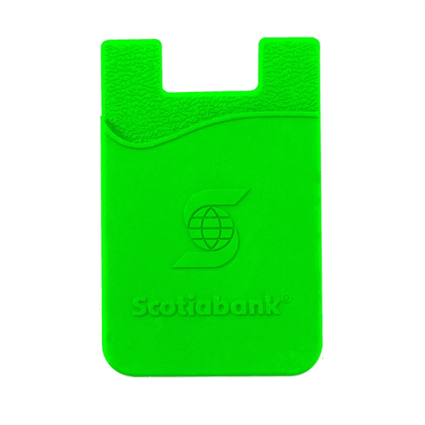 Green color option for Tek Booklet With Embossed Silicone Wallet