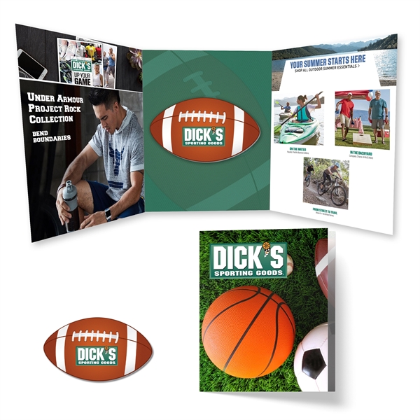 Multi color color option for Tek Booklet 2 With Full Color Football Coaster