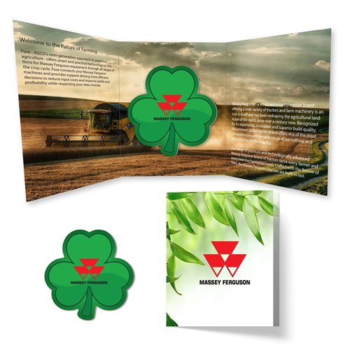 Main photo of Tek Booklet 2 With Full Color Shamrock Coaster