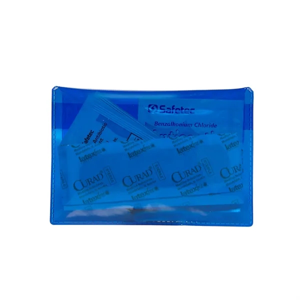 Blue color option for Awareness Tek Booklet With First Aid Kit