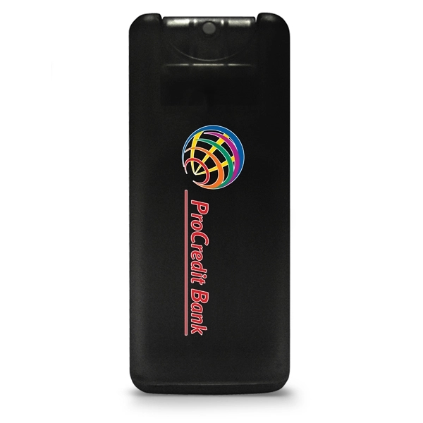 Translucent Black color option for Awareness Tek Booklet W/Mini Credit Card Hand Sanitizer