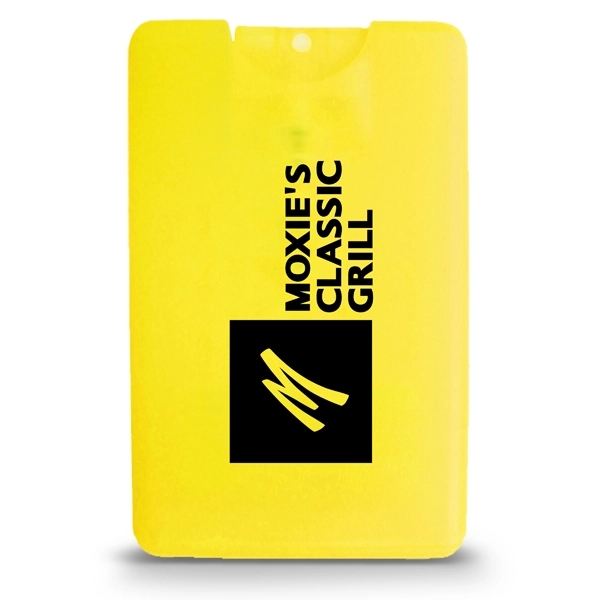 Translucent Yellow color option for Awareness Tek Booklet With Sanitizer