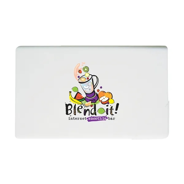 Solid White color option for Awareness Tek Booklet With Credit Card Mints