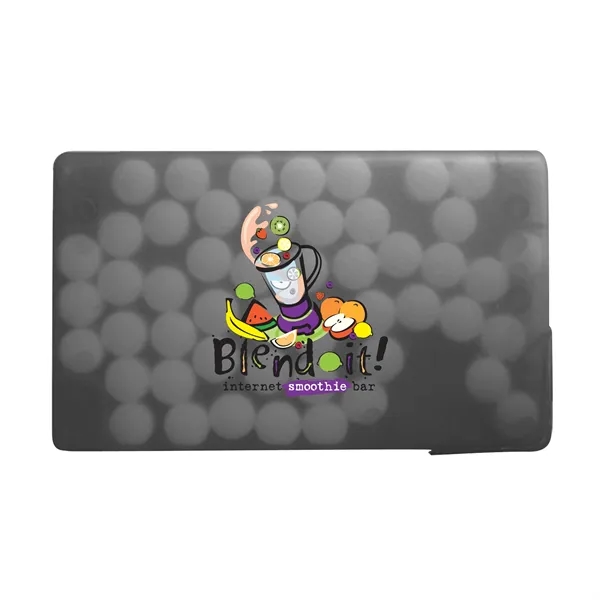 Translucent Black color option for Awareness Tek Booklet With Credit Card Mints