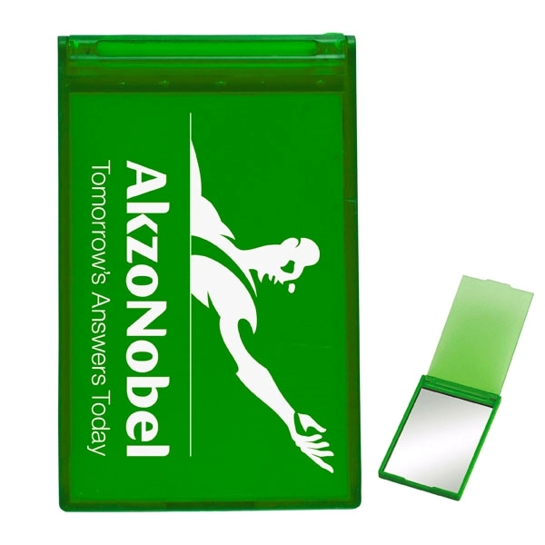Translucent Green color option for Awareness Tek Booklet With Mirror