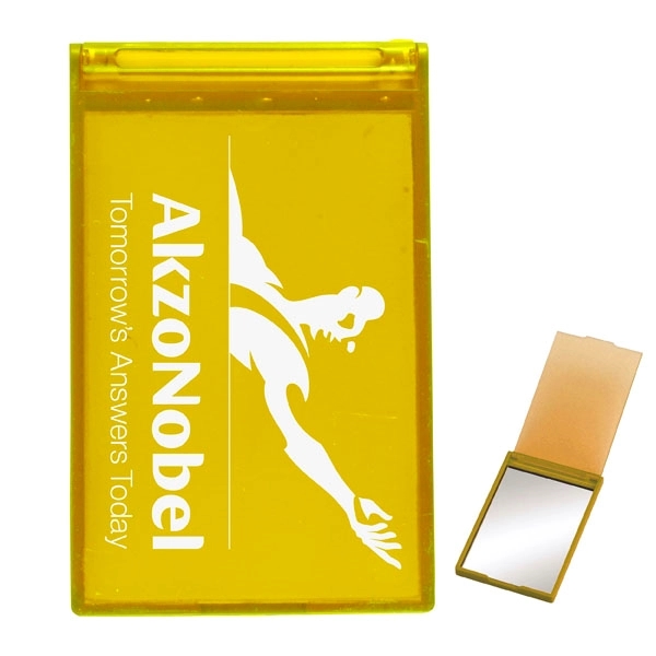 Translucent Yellow color option for Awareness Tek Booklet With Mirror