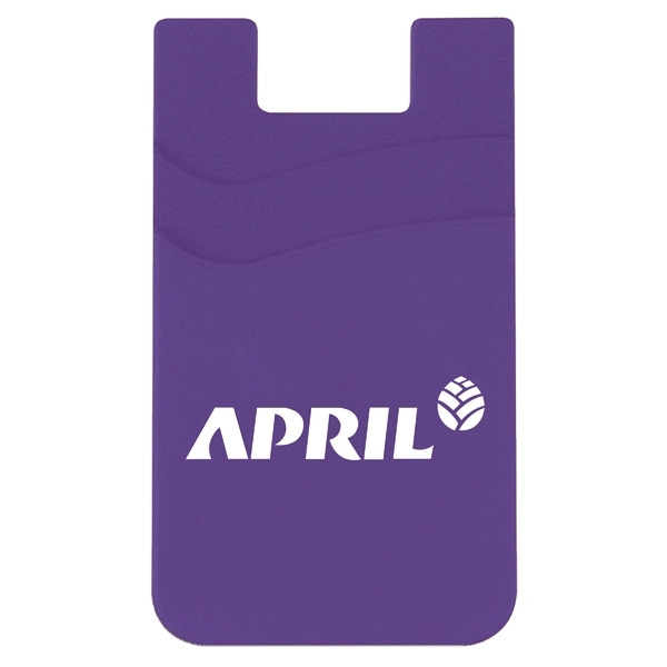 Purple color option for Awareness Tek Booklet W/Double Pocket Silicone Wallet