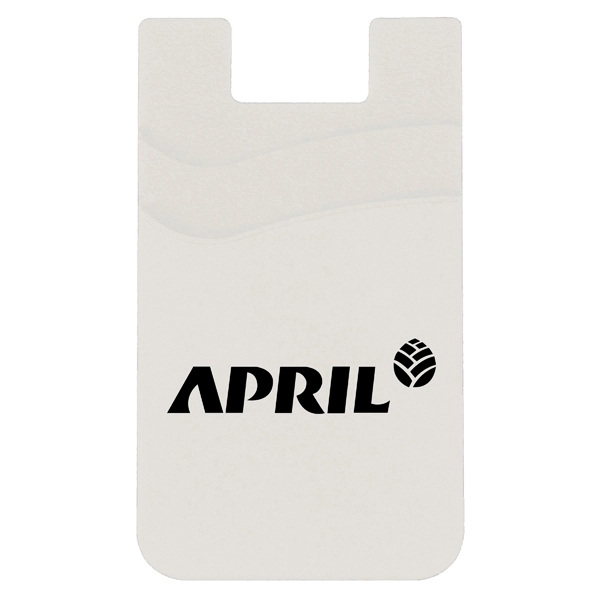 White color option for Awareness Tek Booklet W/Double Pocket Silicone Wallet