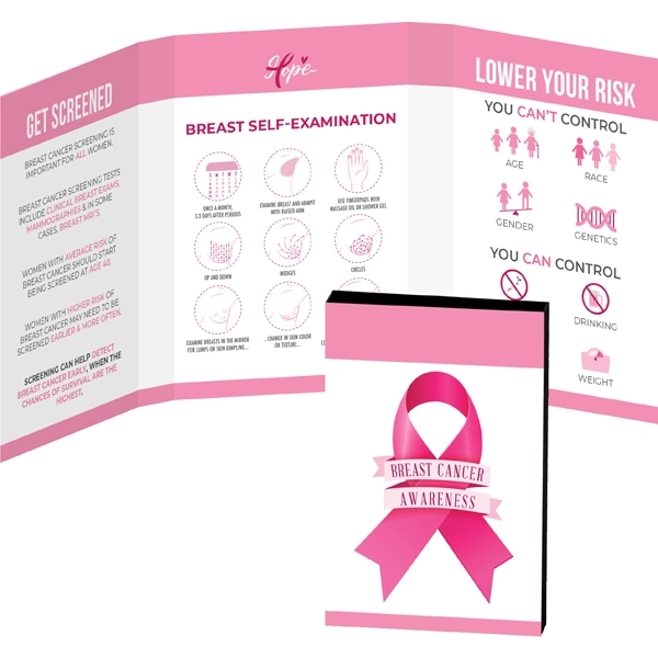 Pink color option for Awareness Tek Booklet W/Debossed Silicone Wallet