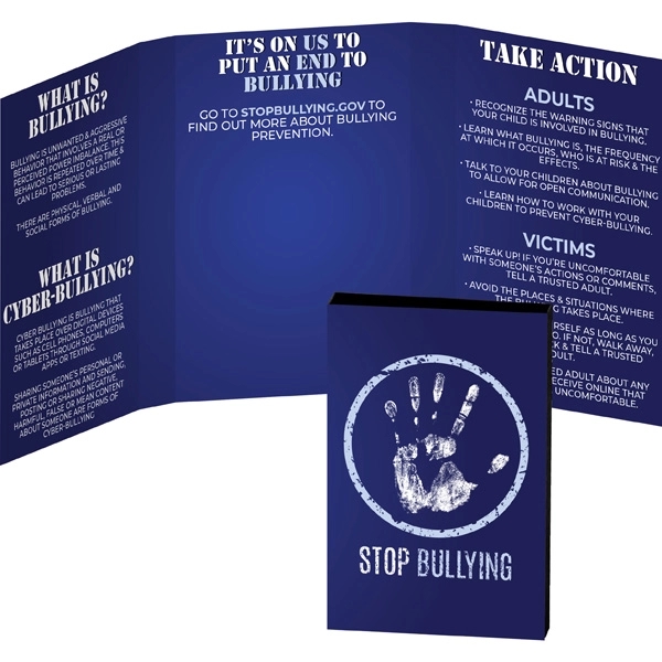 Royal Blue color option for Awareness Tek Booklet W/Debossed Silicone Wallet