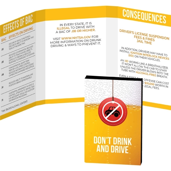 Yellow color option for Awareness Tek Booklet W/Debossed Silicone Wallet