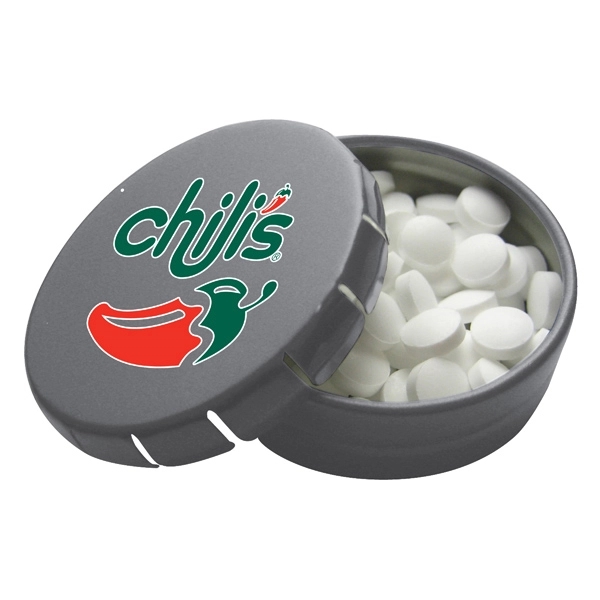 Metallic Silver color option for Awareness Booklet With Tek Klick Mint Tin