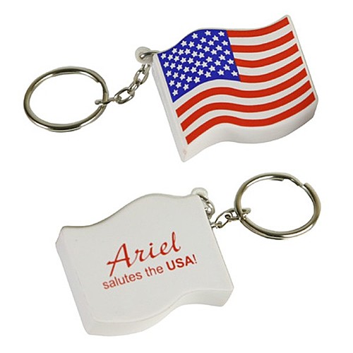 Photo of Usa Flag Stress Reliever Key Chain