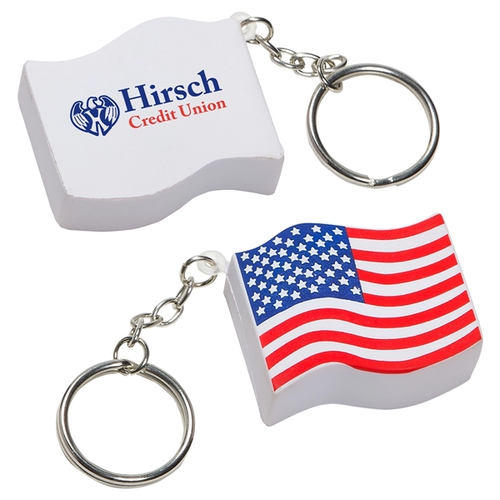 Photo of Usa Flag Stress Reliever Key Chain