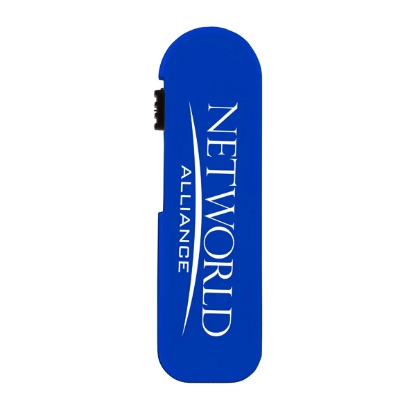 Blue color option for Awareness Tek Booklet With Travel Toothpick Dispenser