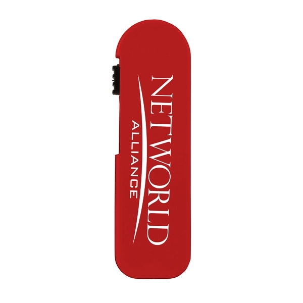 Red color option for Awareness Tek Booklet With Travel Toothpick Dispenser