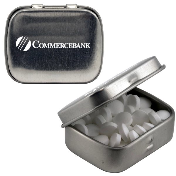 Silver color option for Awareness Tek Booklet With Mini Hinged Mint Tin