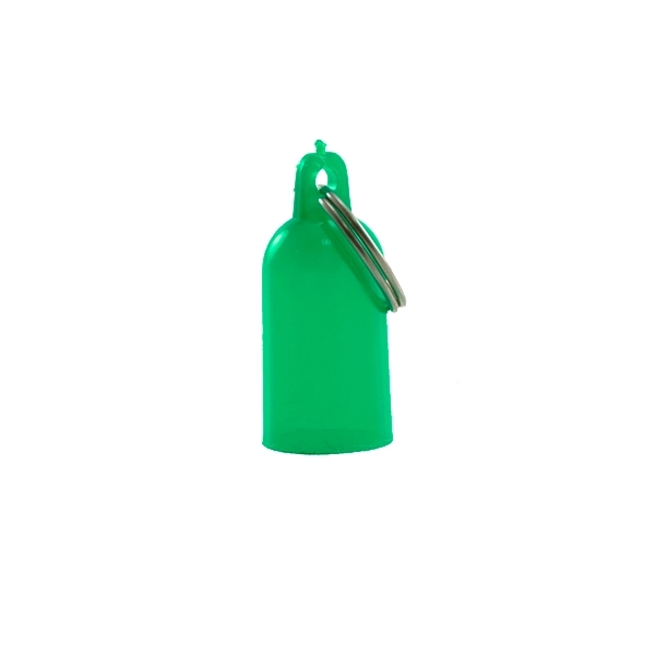 Translucent Green color option for Awareness Tek Booklet W/Mini Hand Sanitizer Spray Keychain