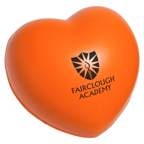 Medium Orange color option for Valentine Heart
