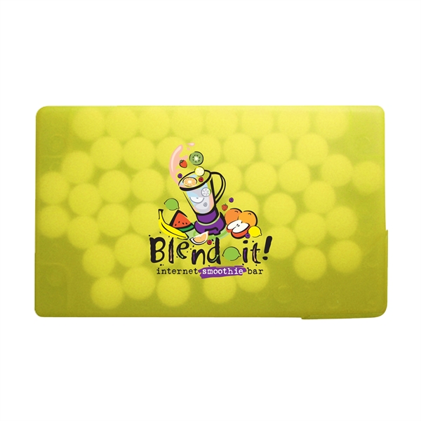 Translucent Yellow color option for Greeting Card W/Rectangle Credit Mints