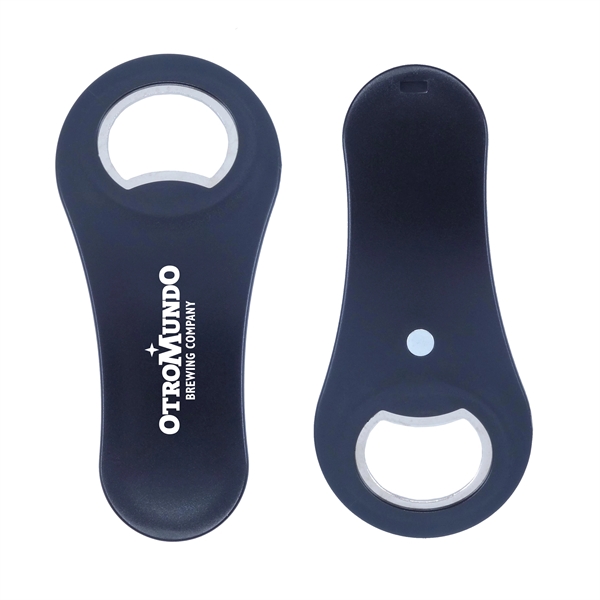 Black color option for Rounded Bottle Opener With Magnet