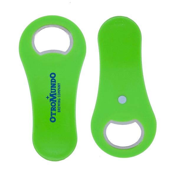 Lime Green color option for Rounded Bottle Opener With Magnet