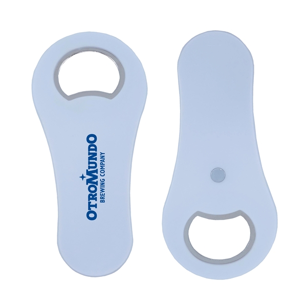 White color option for Rounded Bottle Opener With Magnet