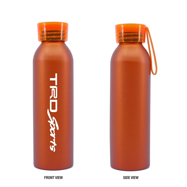 Orange color option for 20oz. Aluminum Bottle With Silicone Carrying Strap
