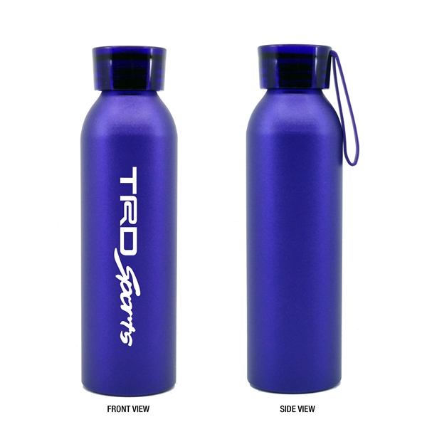 Purple color option for 20oz. Aluminum Bottle With Silicone Carrying Strap
