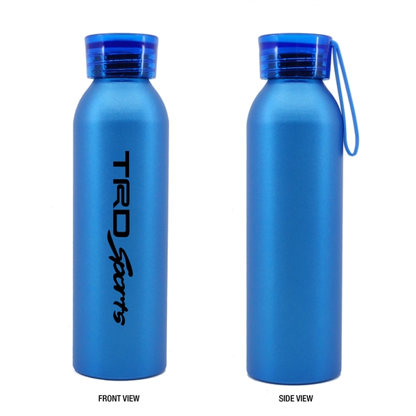 Teal color option for 20oz. Aluminum Bottle With Silicone Carrying Strap