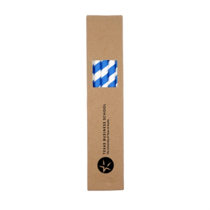 Photo of 10 Pack Biodegradable Paper Straws In Box (0.8cm Dia.)