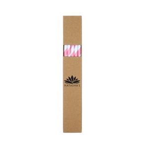 Photo of 10 Pack Biodegradable Paper Straws In Box (0.6cm Dia.)